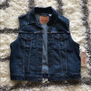 Levi’s Dark Denim Vest